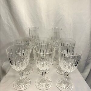Mikasa Crystal Wine and Champagne glasses
